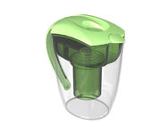 Caraffa per l'acqua alcalina verde, lanciatore alcalino 7,5 - 10,0 del filtrante di acqua di pH