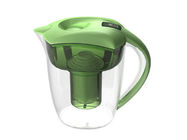 Caraffa per l'acqua alcalina verde, lanciatore alcalino 7,5 - 10,0 del filtrante di acqua di pH