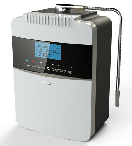 AC220V 60Hz Ionizzatore d'acqua portatile Pannello tattile in acrilico Macchina per acqua alcalina